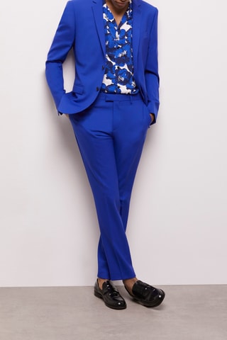 Veste en laine - Bleu roi 