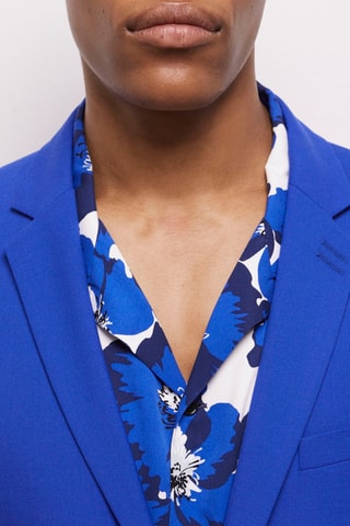 Veste en laine - Bleu roi 