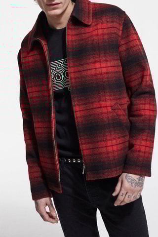 Veste en laine Rouge