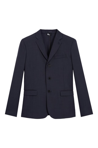 Veste en laine Bleu marine chiné