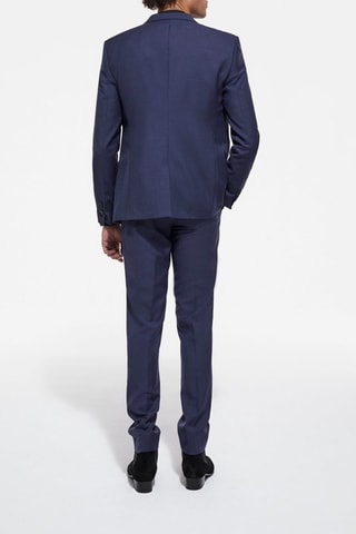 Veste en laine Bleu foncé