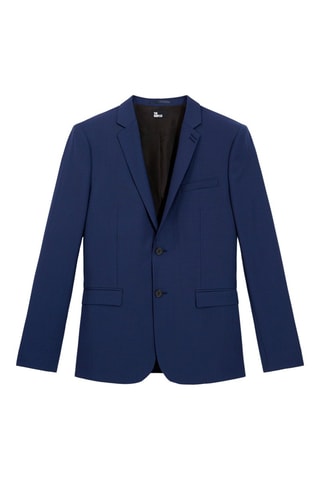 Veste en laine Bleu foncé