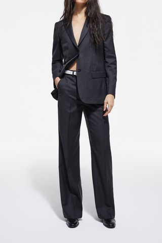 Veste en laine - Noir et blanc