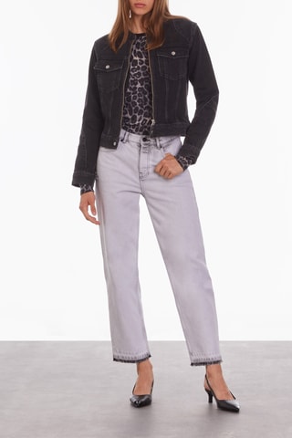 Veste en jean - Noir