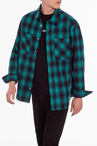 Surchemise - Noir et vert