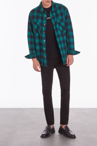 Surchemise - Noir et vert