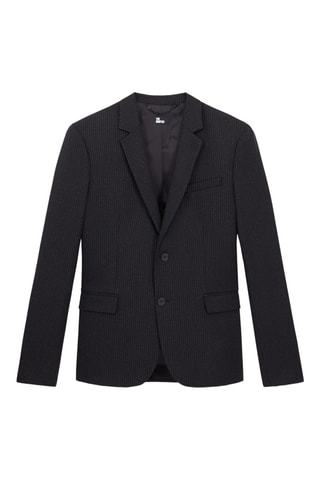 Veste de costume en laine - Noir