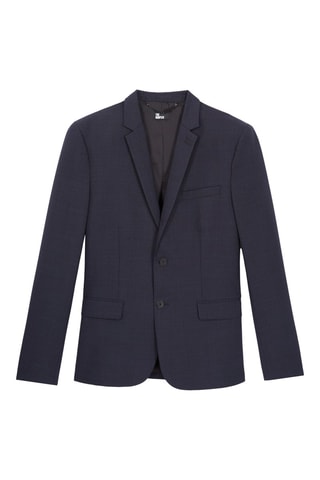 Veste de costume en laine - Bleu marine