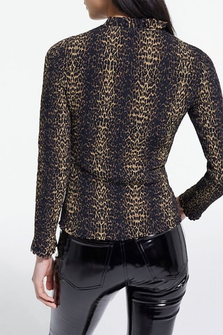 Top - Noir et marron clair