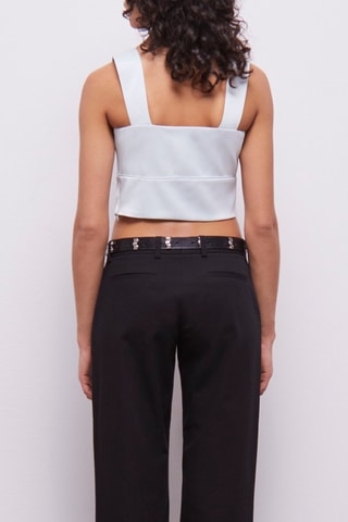 Crop top - Vert d'eau