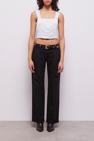 Crop top - Vert d'eau