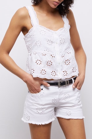 Crop top - Blanc