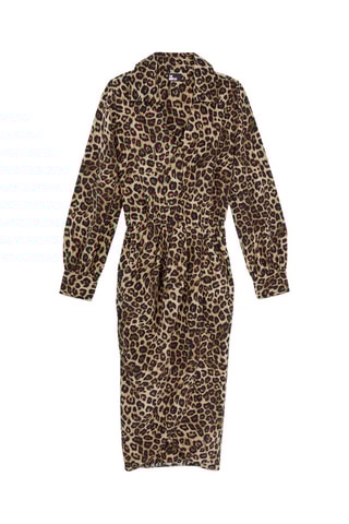 Robe fourreau en soie - Beige