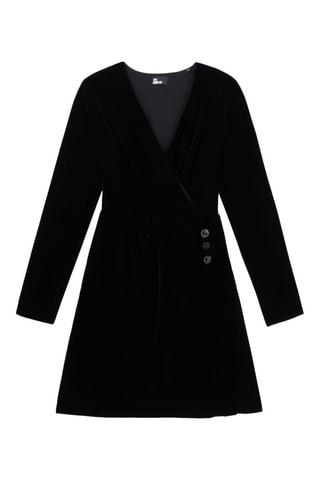 Robe portefeuille - Noir