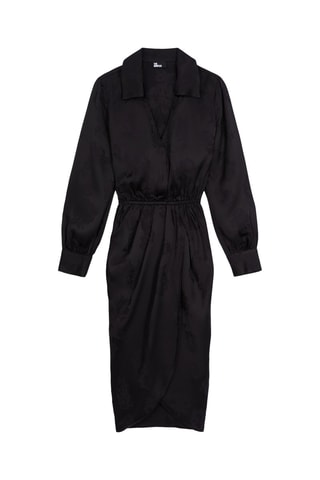 Robe portefeuille - Noir