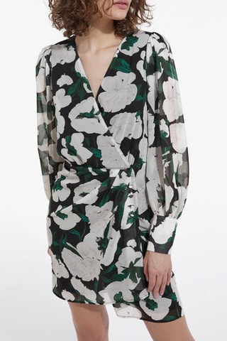 Robe portefeuille Écru