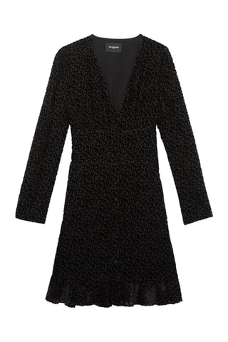 Robe portefeuille - Noir