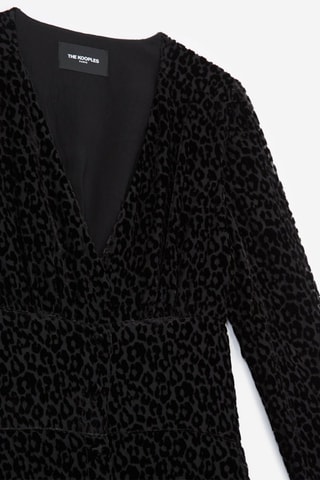 Robe portefeuille - Noir