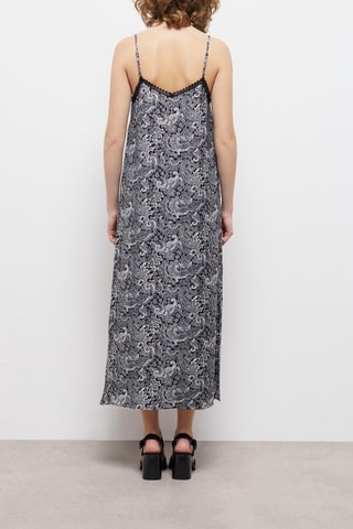 Robe longue - Noir et blanc