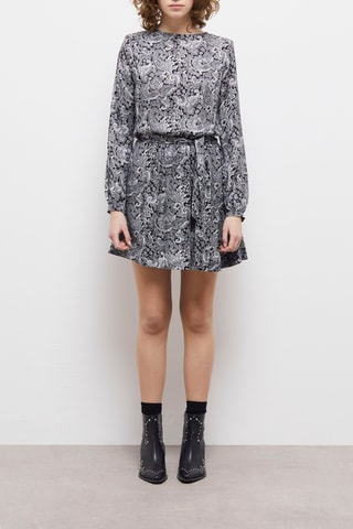 Robe patineuse - Noir et blanc