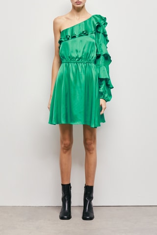 Robe asymétrique - Vert