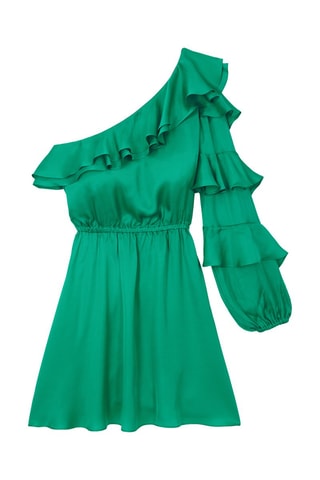 Robe asymétrique - Vert