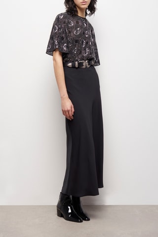 Robe trompe-l’œil - Noir