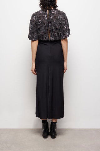 Robe trompe-l’œil - Noir