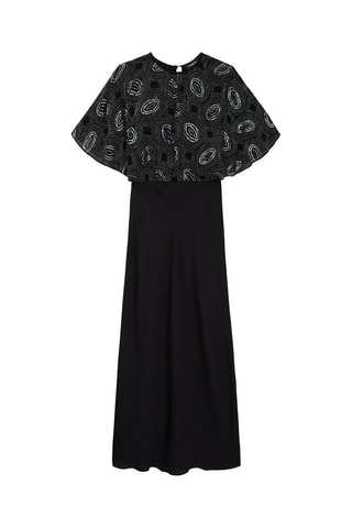 Robe trompe-l’œil - Noir