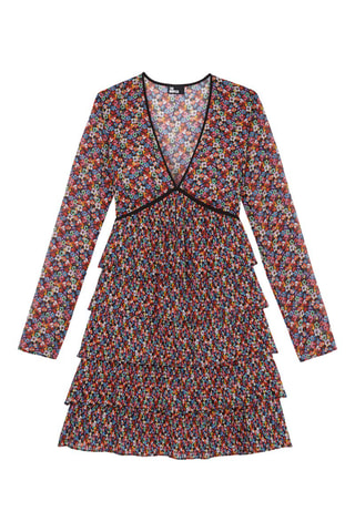 Robe volantée - Multicolore