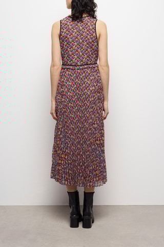 Robe plissée - Multicolore