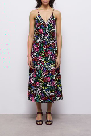 Robe midi - Multicolore