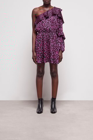 Robe asymétrique - Rose