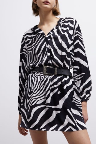 Robe patineuse - Noir et blanc