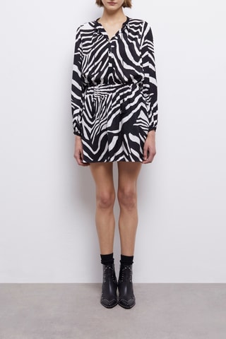 Robe patineuse - Noir et blanc