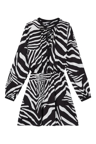 Robe patineuse - Noir et blanc