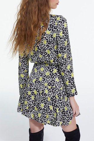 Robe patineuse - Blanc et noir