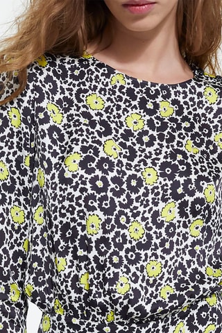 Robe patineuse - Blanc et noir