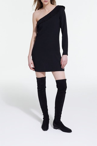 Robe asymétrique - Noir