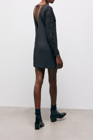 Robe droite - Bleu marine