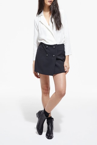 Robe trompe-l’œil - Blanc et noir