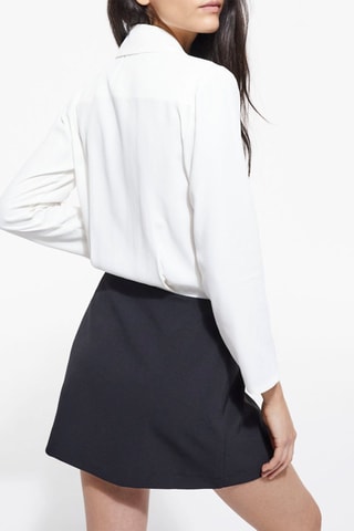 Robe trompe-l’œil - Blanc et noir