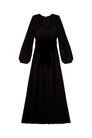 Robe plissée - Noir