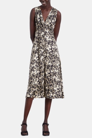 Robe longue - Noir et blanc