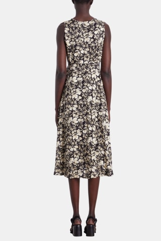 Robe longue - Noir et blanc