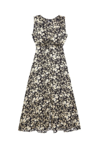 Robe longue - Noir et blanc