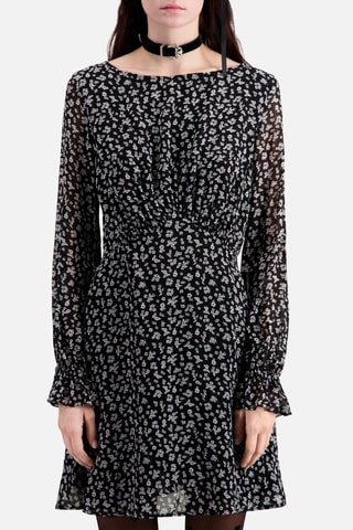 Robe patineuse - Noir et écru