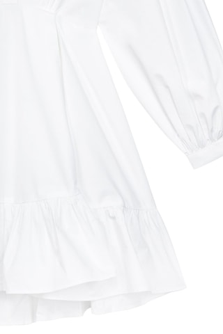 Robe volantée Blanc