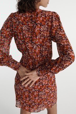 Robe portefeuille Rouge et bordeaux