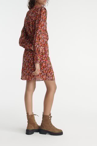 Robe portefeuille Rouge et bordeaux